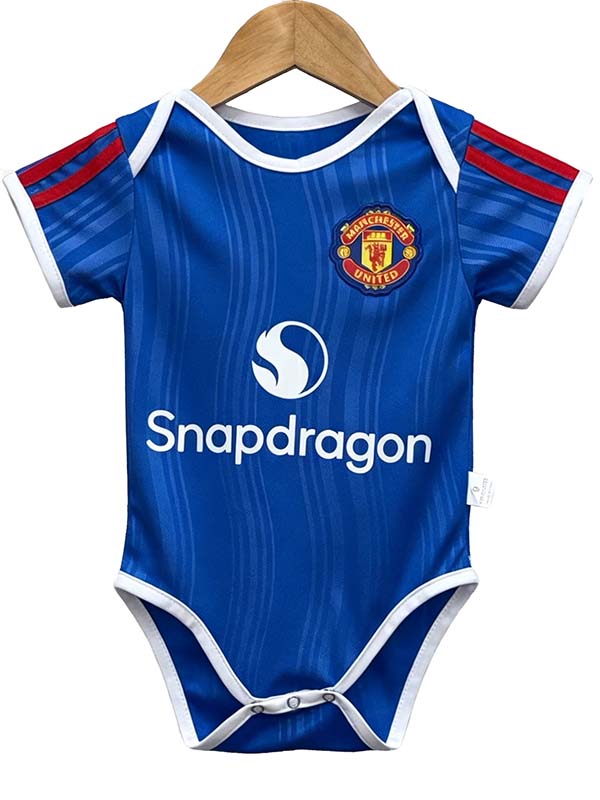 Manchester united away baby onesies bodysuit jersey 2026-2027
